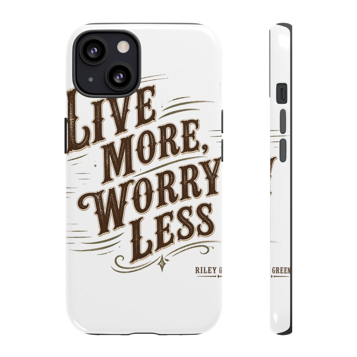 Riley Green "Live More, Worry Less" Phone Case - Official phone-cases merchandise