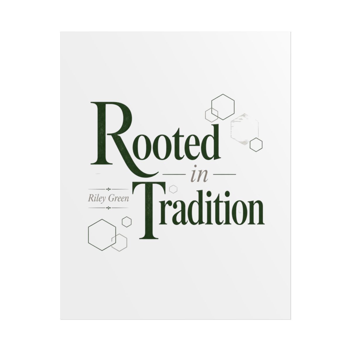Riley Green "Rooted in Tradition" Poster - Riley Green official Posters & Wall Art merch