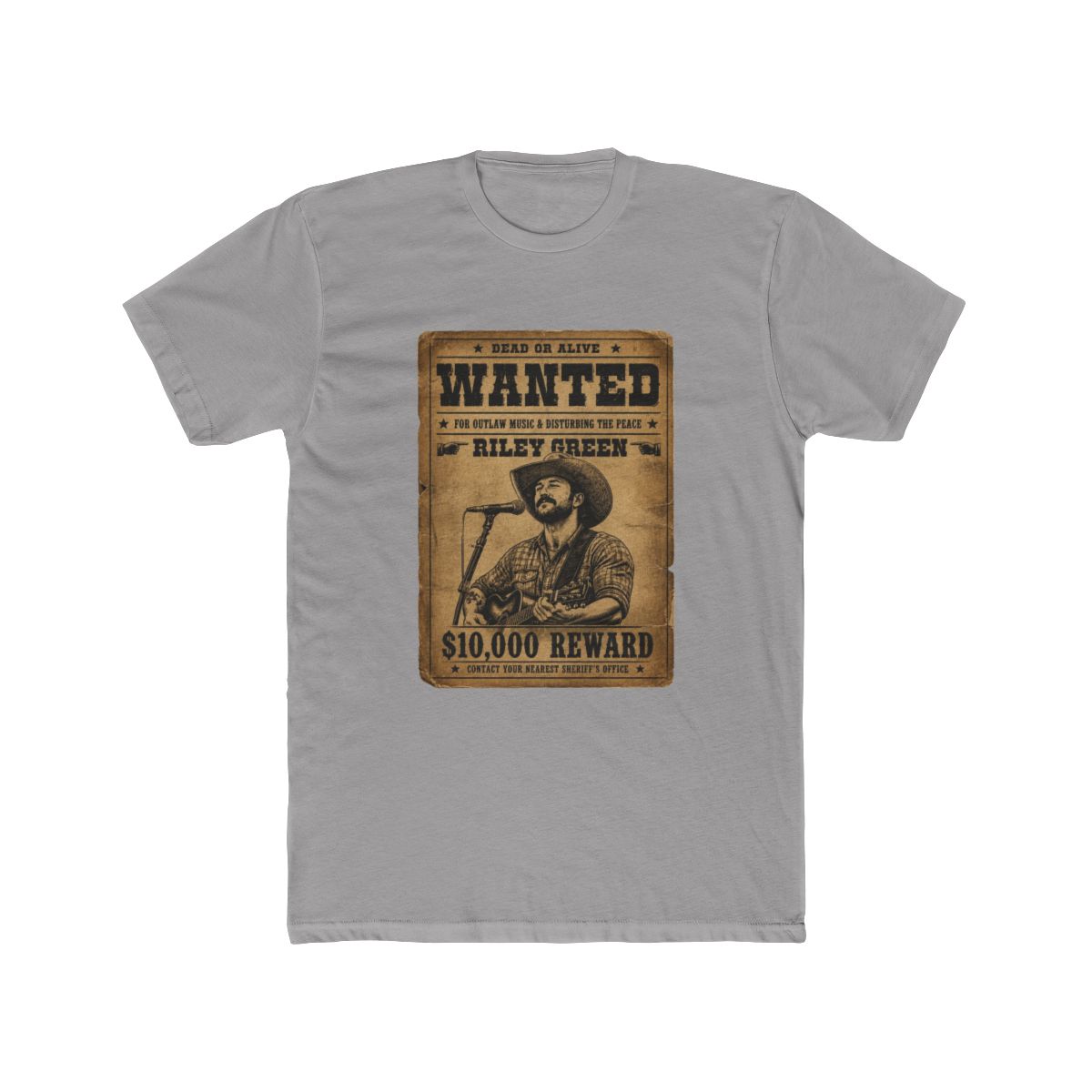 Riley Green wanted T-Shirt - Official t-shirts merchandise