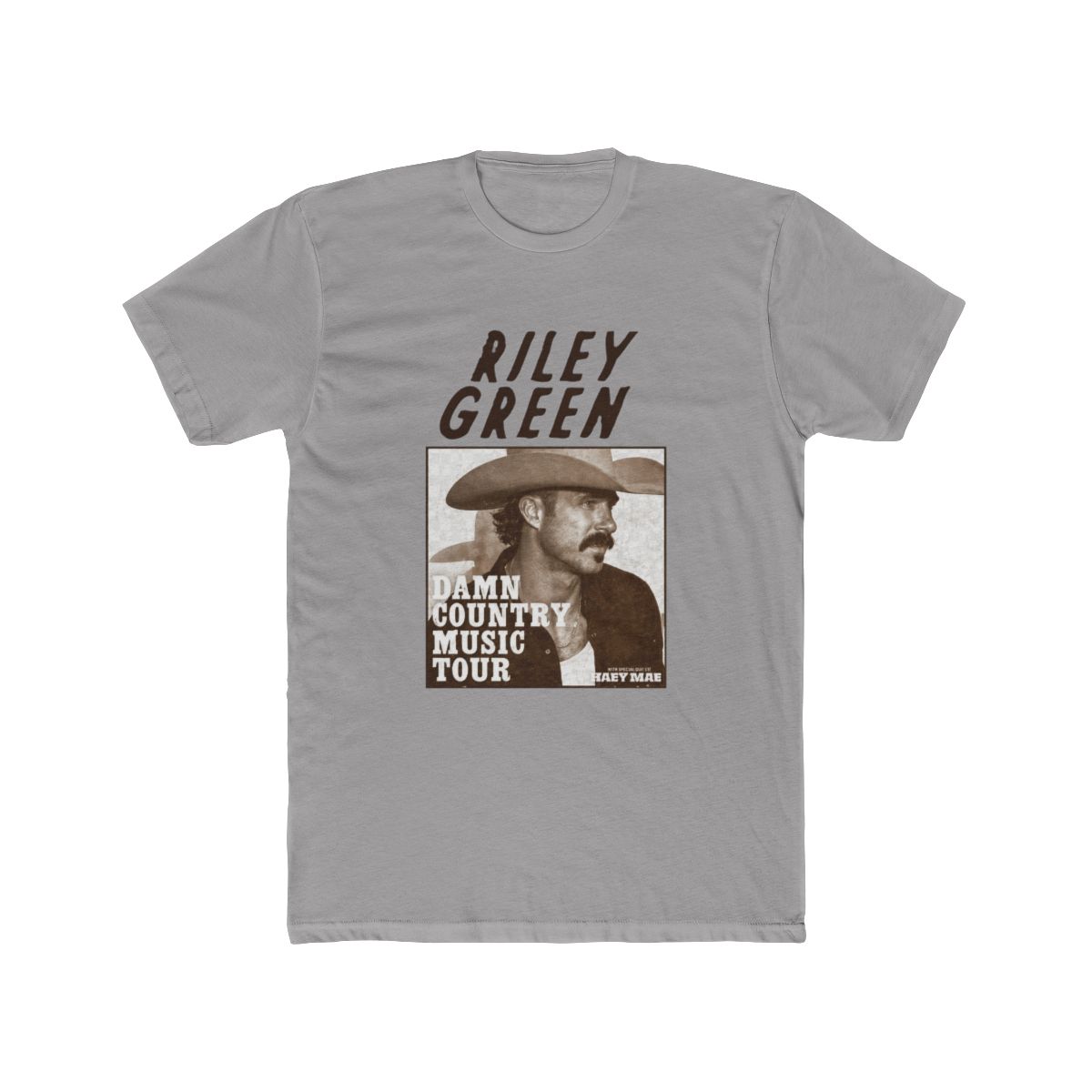 Riley Green Damn Country Music Tour 2025 Concert T Shirt - Official t-shirts merchandise