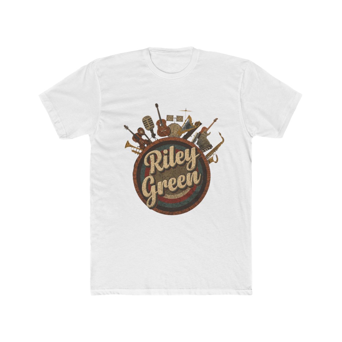 Music Tour Vintage Retro // Johnathan Riley Green T Shirt - Riley Green official T-Shirts merch