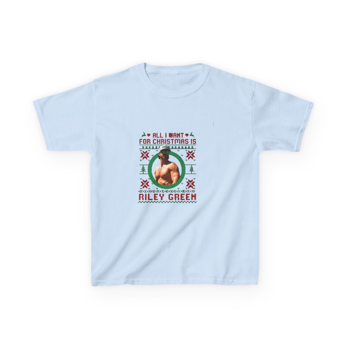 All I Want For Christmas Is Riley Green Kids T-Shirt