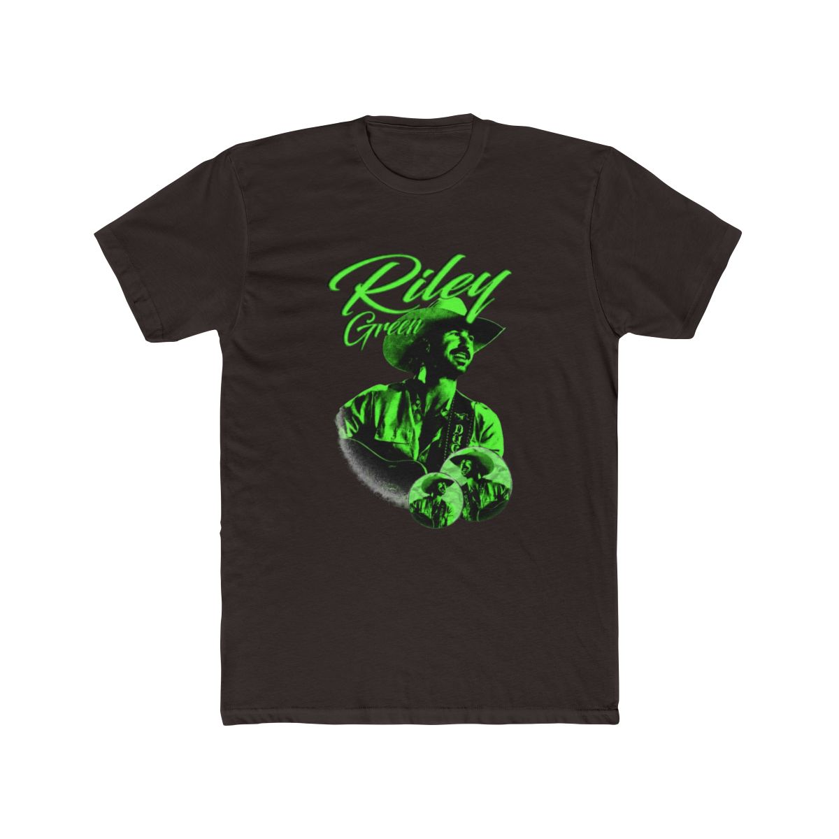 Green Country Singer With Two Chrome Frame T Shirt | Riley Green - Riley Green official T-Shirts merch