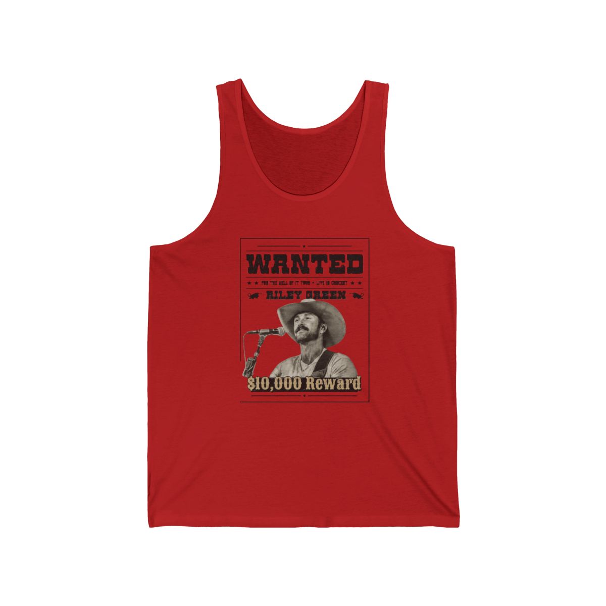Riley Green wanted Tank Top - Official tank-tops merchandise